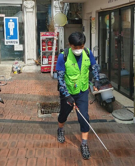 신포시장 등 취약지역 집중 방역