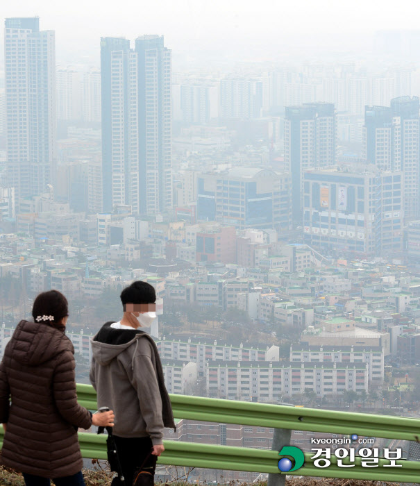문학산 미세먼지