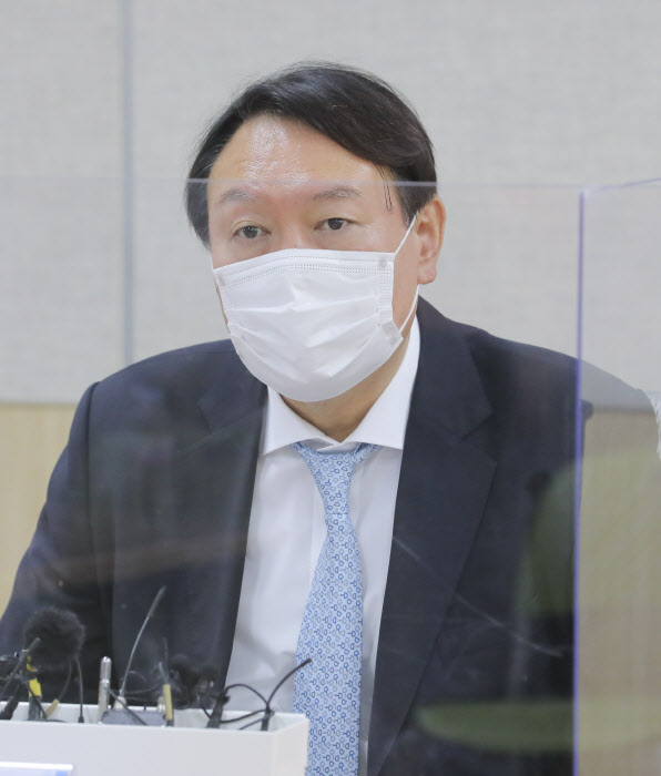 서울시간호사회 방문한 윤석열 전 검찰총장