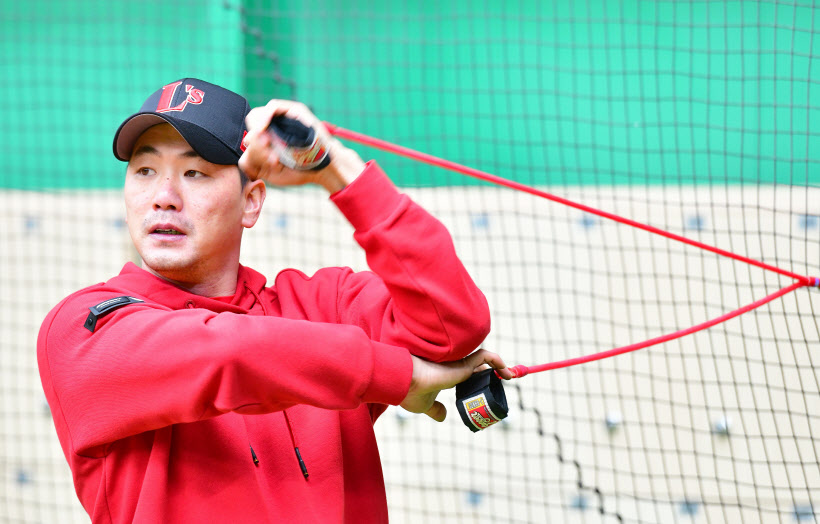 김광현, 국내 복귀 후 훈련 합류