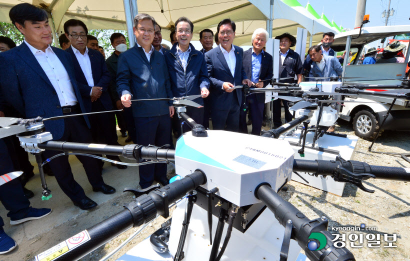 '드문모심기 농작업대행 시연회'1