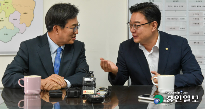 김동연 도지사 당선인 국민의힘 방문8