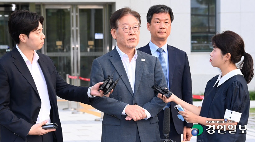 이재명 대표 수원지검 조사 종료 (14)