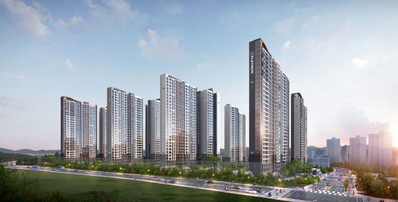 지제역 반도체밸리 쌍용 더 플래티넘 투시도
