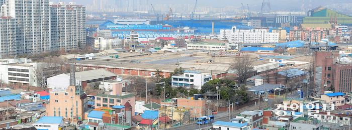 만석지구에 위치한 동일방직 인천공장 전경. /경인일보DB