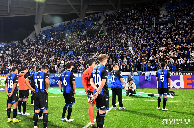 강등당한 인천유나이티드