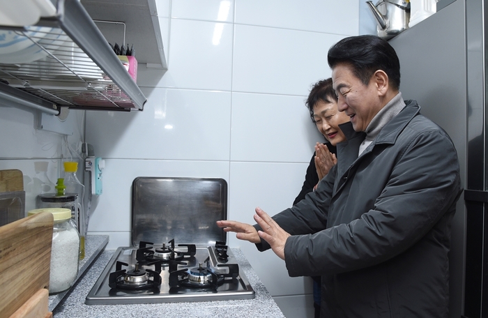 의정부 가능동 안골마을 도시가스 공급 시작