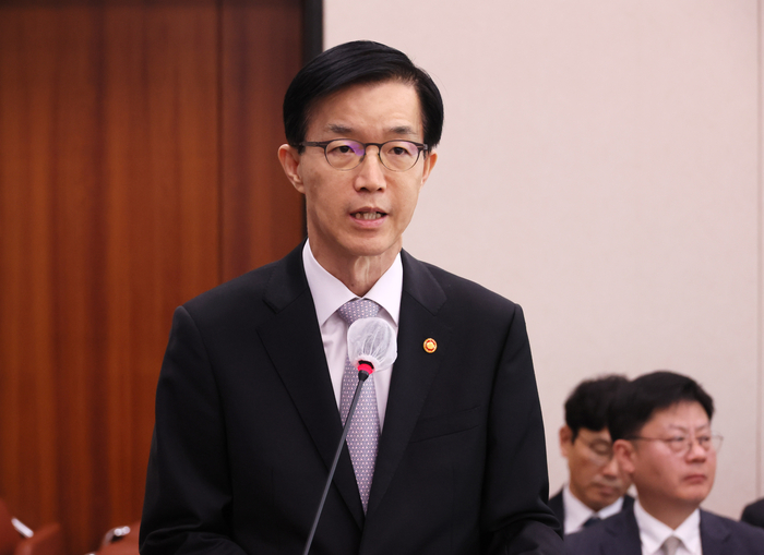인사말 하는 방문규 장관