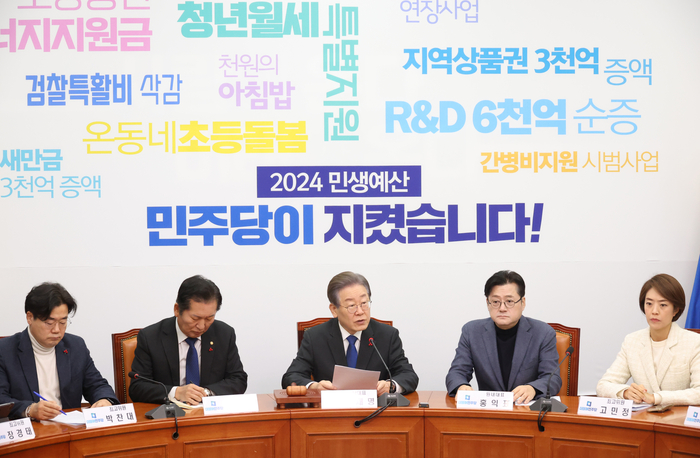 발언하는 이재명 대표
