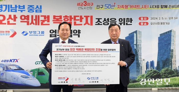 이권재 시장과 이희범 부영 회장