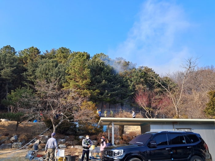화성시 야산 화재