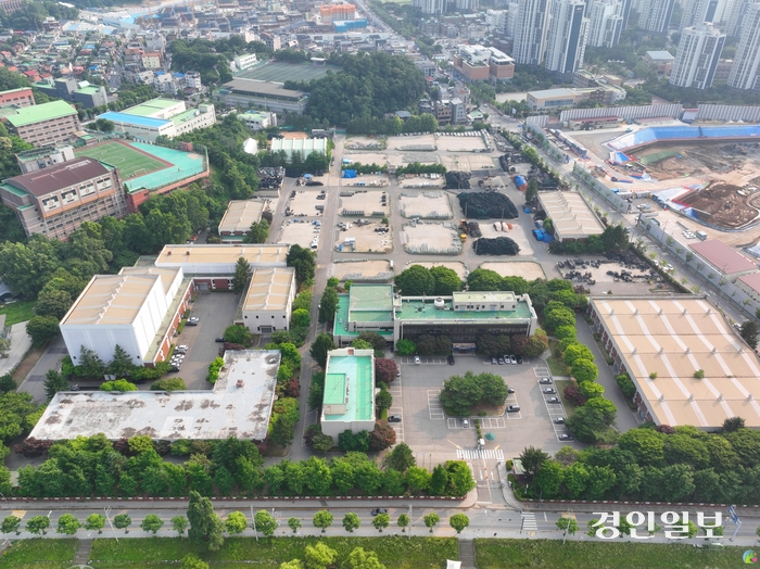 의왕 내손동 한전 자재검사처.