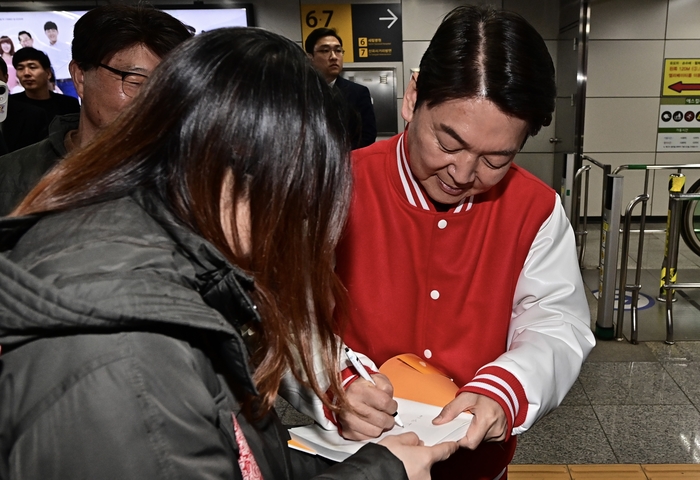 안철수 예비후보, 최원식 예비후보 지원유세