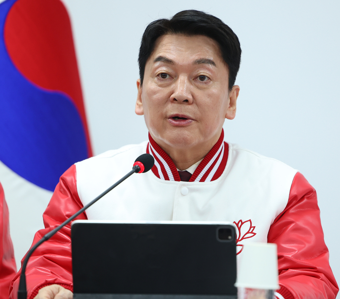 발언하는 원희룡 공동선대위원장
