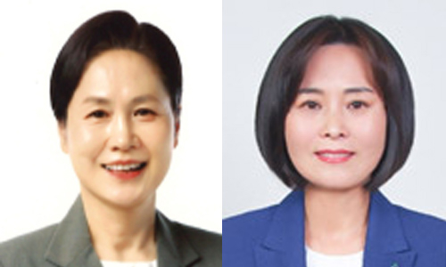 화성시의회 위영란 민주당 대표의원, 김미영 국민의힘 대표의원