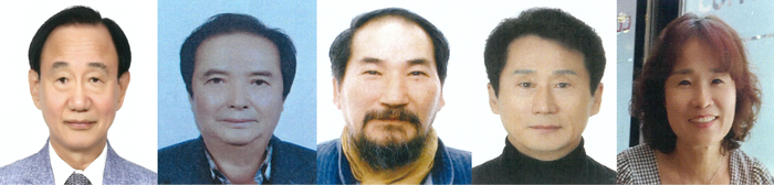 2024 과천시 시민대상 수상자. 왼쪽부터 이순형(지역사회부문), 박형완(경제·환경부문), 김대균(문화·예술부문), 최정락(체육·교육부문), 김현미(봉사·효행부문)씨. /과천시 제공