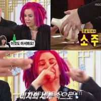 '무릎팍도사' 라나 워쇼스키, "캬~ 소주 배두나에게 배웠다"