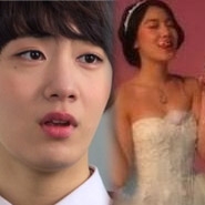 효영 웨딩드레스 자태, 여고생 이미지 벗고 순백의 여신으로 변신