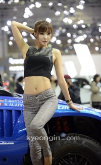 [경인포토]2013 서울모터쇼 이유은, 차를 돋보이게 하는 포즈