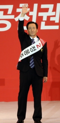 새누리당 서울시장 후보에 정몽준… 박원순과 대결