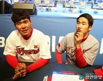 [2018 프로야구 미디어데이]SK 이재원·박종훈 "우승", kt 박경수·고영표 "5할 도전"