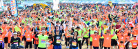 [제19회 화성 효(孝)마라톤대회]서해안 끼고 3만여명 스퍼트 '우승보다 값진 완주 열정'