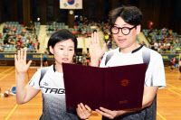 [용인시·경인일보배 배드민턴대회-화제의 선수]선수대표 김방울·유기인씨