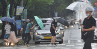 [포토] '비 피하고 바람 막고'