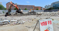 [포토] 늦어지는 공사