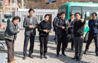 용인시의회, 공영버스터미널 임시 차고지 운수종사자 애로청취
