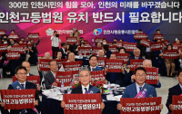 [이슈&스토리] 한 목소리 내는 인천 지역사회 "100만 서명운동 돌입"