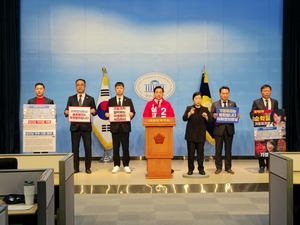 국힘 심재철 안양동안을 후보 ‘사생활 논란’ 이재정 후보 입장표명 요구