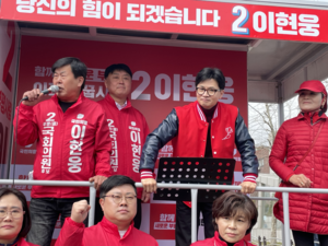 선거운동 첫 주말 한동훈, 인천 집중유세 “법 지키는 사람과 범죄자 세력 간 대결”