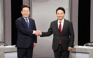 ‘명룡대전’ 첫 토론회 녹화, 1시간 전 ‘공개→비공개’…2일 오후 9시 본방송