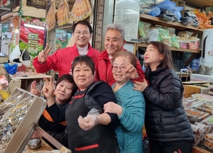 배우 최준용, 국민의힘 신재경 남동구을 후보 지원 유세