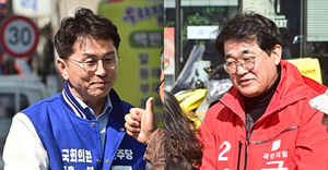 ‘3번째 매치’ 조택상·배준영, 방송3사 출구조사 2%p차 ‘초접전’