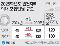 가천대(+90)·인하대(+71) '미니의대 탈출'… '증원 학칙 개정 절차' 이달까지 끝낸다