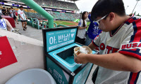 문학경기장 들어선 '다회용기' KBO 올스타전 친환경 관람