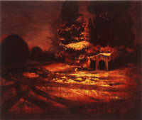 위에 겹쳐진 차바퀴 자국과 개 한 마리 [경기도&미술관·(15)]