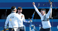 [2024 파리올림픽] 남자 양궁 단체전도 金… '남녀 동반 3연패' 대업