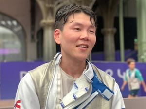 [인터뷰] 2024 파리 한국 펜싱 플뢰레의 유일한 도전자 하태규 “아쉬움보단 후련함” [유혜연 기자의 지금 여기, 파리]