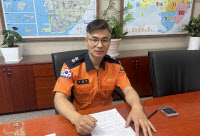 임원섭 인천소방본부장 "청라아파트 전기차 화재, 스프링클러 작동한다면 충분히 진압 가능"