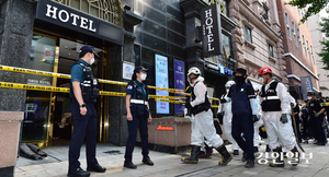 7명 숨진 부천 호텔 화재, 국과수 “에어컨 전선 부식”