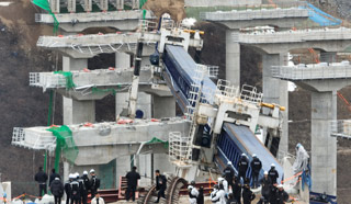 최대 50m 불구, 붕괴 교량 DR거더 55m였다